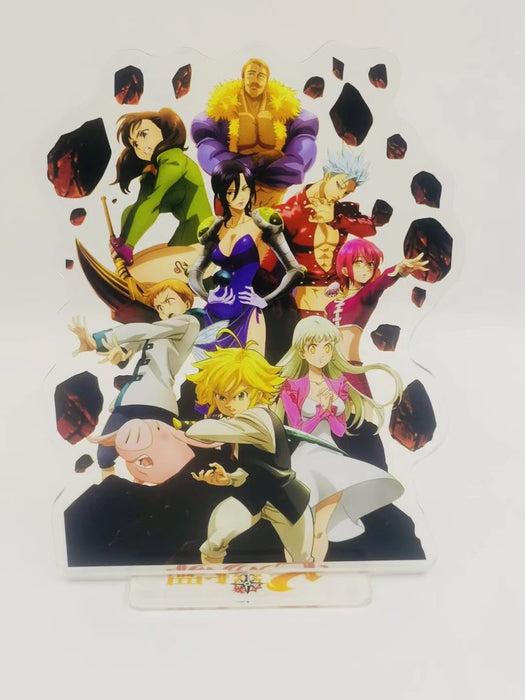 Seven deadly sins Double-sided Laser Acrylic Model Desk Decoration