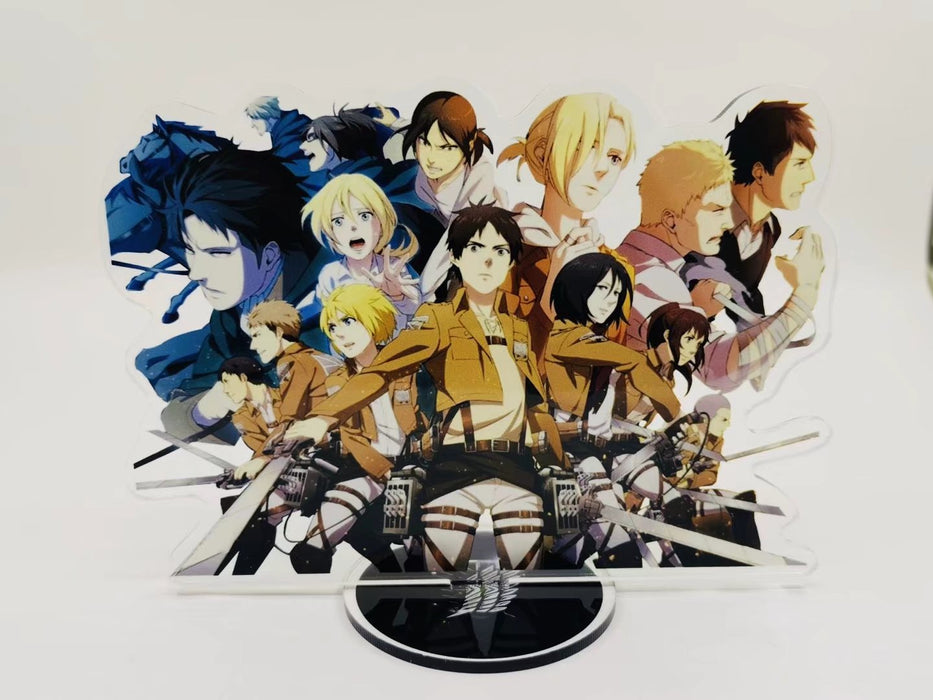 Attack on Titan Double-sided Laser Acrylic Model Desk Decoration