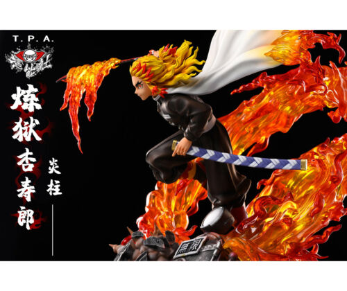 GK Garage Kit Resin FigureTPA Studio Demon Slayer Rengoku Kyoujurou H41CM Collectibles GK Light Statue