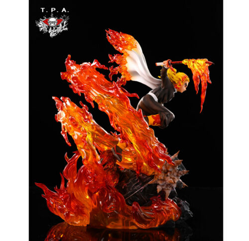 GK Garage Kit Resin FigureTPA Studio Demon Slayer Rengoku Kyoujurou H41CM Collectibles GK Light Statue