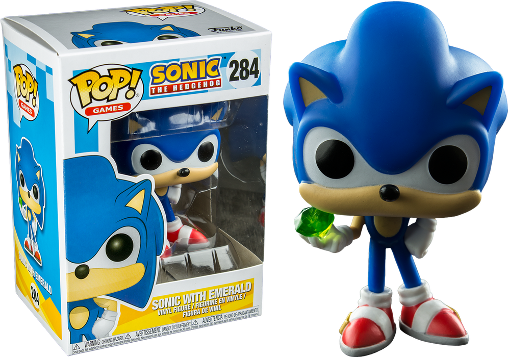 Funko Pop Sonic - 284 Sonic w/Emerald- Pop!