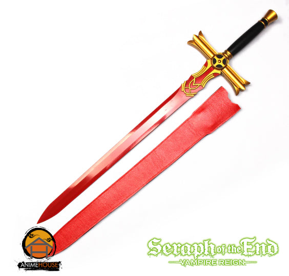 Metal Sword - Seraph of the End Mikaela Hyakuya The Night's Micah Red Real 597