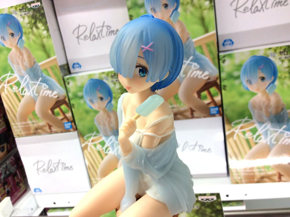 Banpresto - Re:Zero Starting Life in Another World Relax Time Rem Summer Ver. Figure