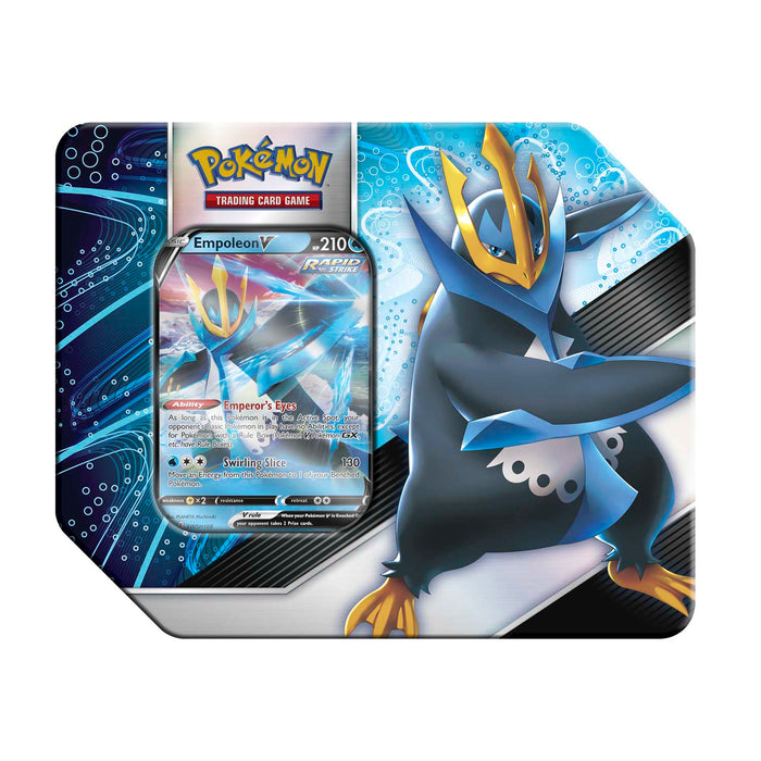 V Strikers Cards Tins (Empoleon V and Tyranitar V) POKEMON TCG