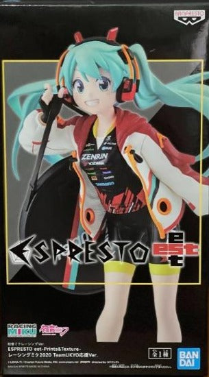 Banpresto - Vocaloid Espresto est Print & Texture Racing Miku (2020 Team UKYO Ver.) Figure